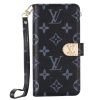 Louis Vuitton Pink Monogram Zipper Wallet iPhone 14 13 12 11 Pro Max X XR 7 8 Plus Case