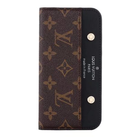 Louis Vuitton Brown Monogram Wallet iPhone 14 13 12 11 Pro Max Case