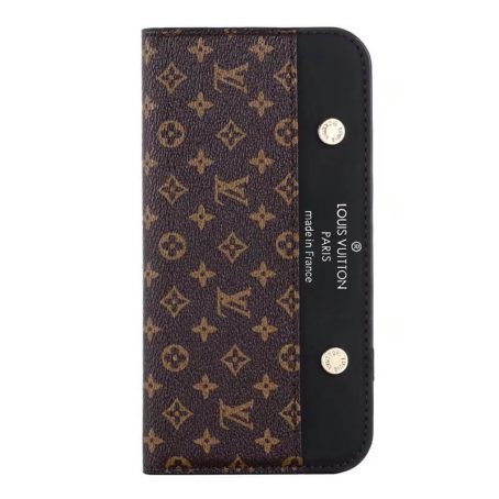 Louis Vuitton Small Brown Monogram Wallet iPhone 14 13 12 11 Pro Max Case