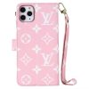 Louis Vuitton Pink Monogram Zipper Wallet iPhone 14 13 12 11 Pro Max X XR 7 8 Plus Case - Image 2