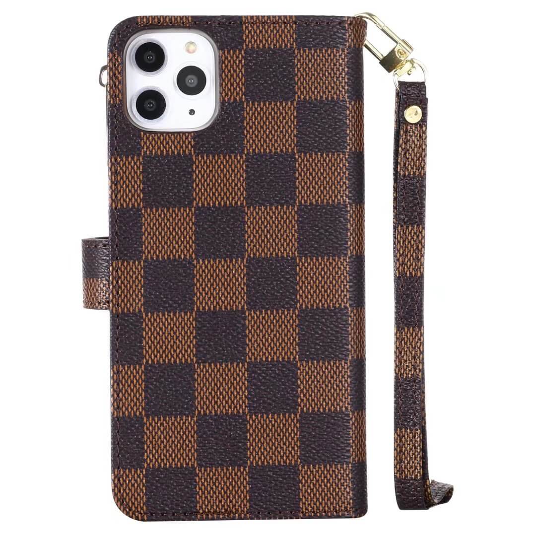 Louis Vuitton Brown Checkered iPhone 13 12 11 Case - Louis Vuitton