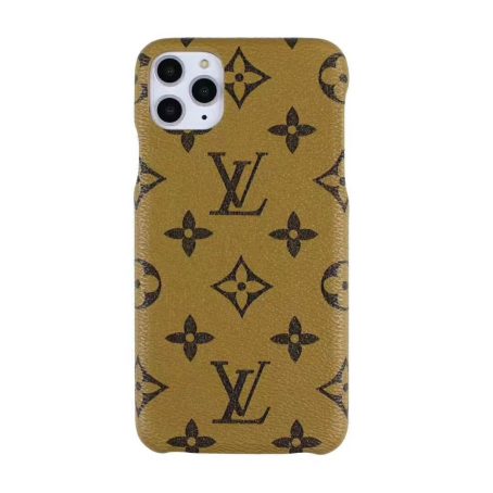 Louis Vuitton Yellow Monogram Ultra Thin Case for iPhone 13 12 11 Pro Max Xs XR 7 8 Plus