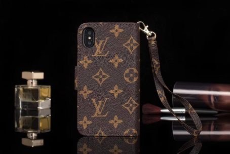 Louis Vuitton Brown Monogram Wallet Case for iPhone 12 11 13 14 Pro Max Xs Max XR 7 8 Plus