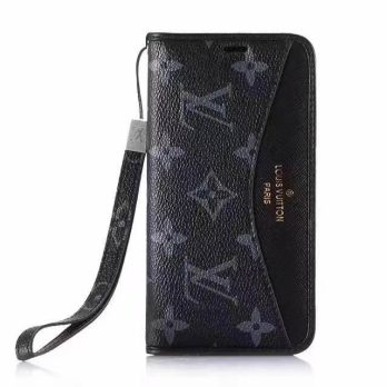 Louis Vuitton Eclipse Monogram Wallet Case for iPhone 14 13 11 12 Pro Max 12 13 Mini Max Xs Max XR 7 8 Plus