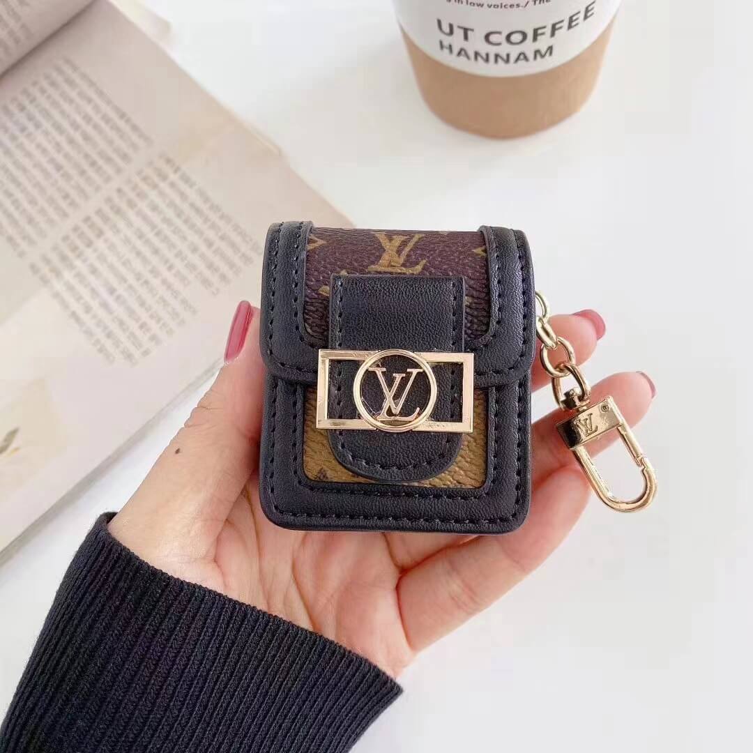 Louis Vuitton Empreinte Leather with Metal LV Airpods Pro 1 2 3