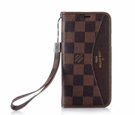 Louis Vuitton Damier Ebene Monogram Wallet Case for iPhone 14 13 11 12 Pro Max 12 13 Mini Max Xs Max XR 7 8 Plus