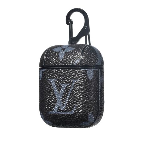 Louis Vuitton Black Monogram Airpods Pro 1 2 3 Case
