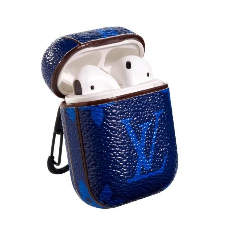 Louis Vuitton AirPods Pro 1 2 3 Case - Neon Blue