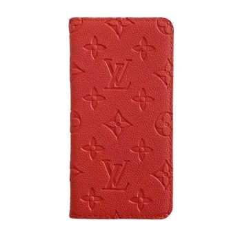 Louis Vuitton Embossed Empreinte Monogram Leather iPhone 14 15 13 Pro Max 11 12 Xs Max 7 8 Plus Case - Orange