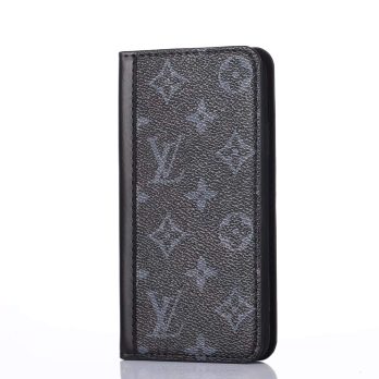 Louis Vuitton Eclipse Wallet Case for iPhone 12 11 13 14 15 Pro Max Xs Max XR 7 8 Plus