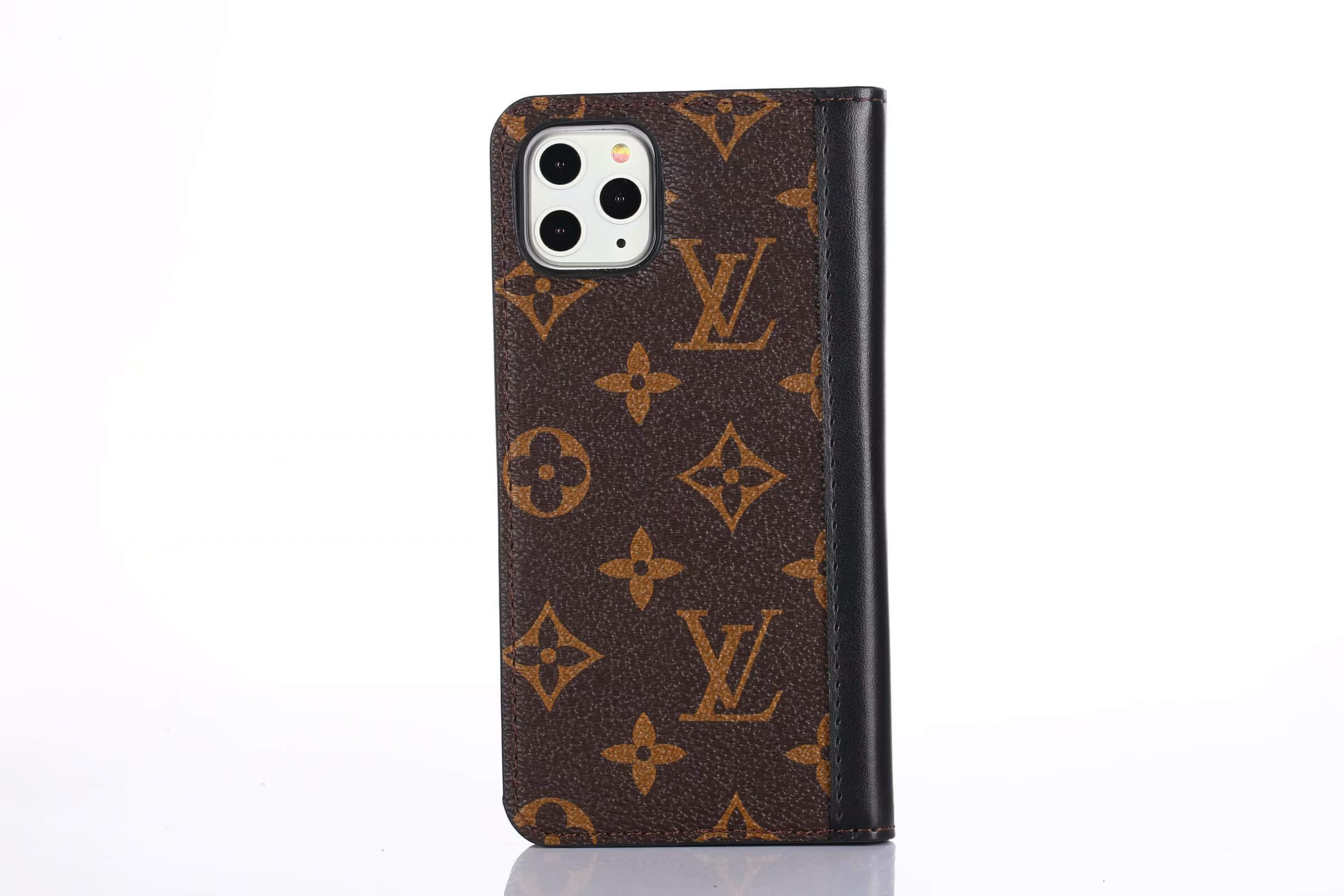 LV Phone Case Card Holder Red for iPhone X 11 12 13 14 Pro Max