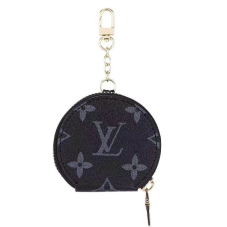 Louis Vuitton Eclipse Monogram Leather Case Protective Bag Airpods 1 2 3 Pro