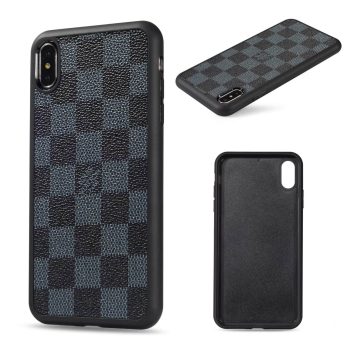 Louis Vuitton Damier E Thin Leather Case for iPhone 14 11 12 13 Pro Max Xs XR 7 8 Plus 13 12 Mini