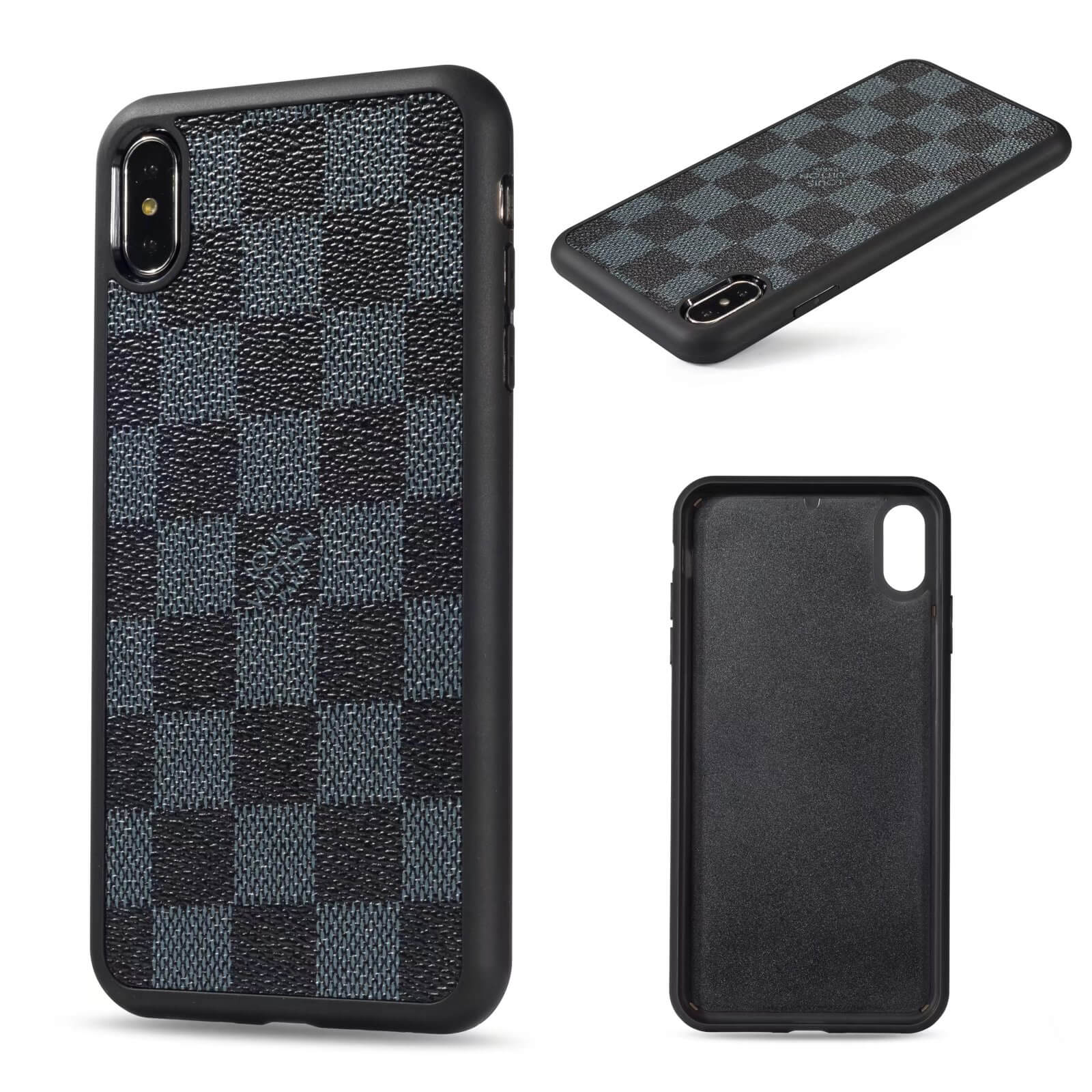 Louis Vuitton Damier E Thin Leather Case for iPhone 14 11 12 13