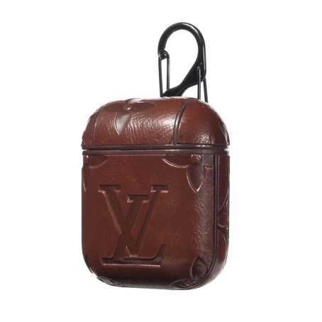 Louis Vuitton Empreinte Leather Airpods Pro 1 2 3 Case - Dark Brown