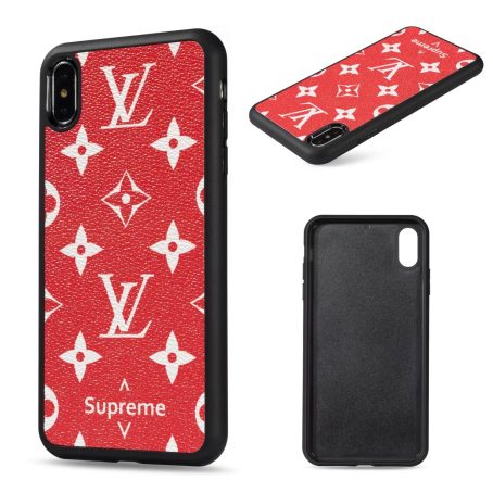 Louis Vuitton Supreme Monogram Thin Leather Case for iPhone 14 13 12 11 Pro Max Xs XR 7 8 Plus 13 12 Mini
