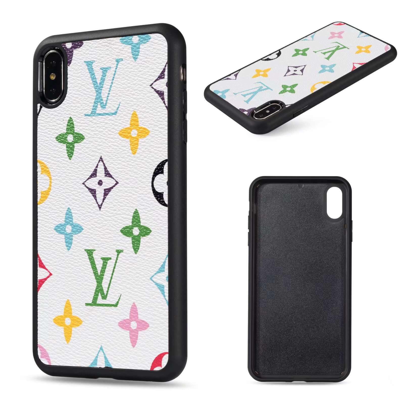 Louis Vuitton White Monogram Thin Leather Case for iPhone 13 14 12