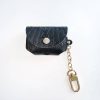 Louis Vuitton Leather Case Protective Cover Airpods 1 2 3 Pro - Black