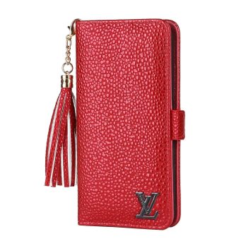 New Louis Vuitton Red Wallet Case for iPhone 12 11 13 Pro Max Xs Max XR 7 8 Plus
