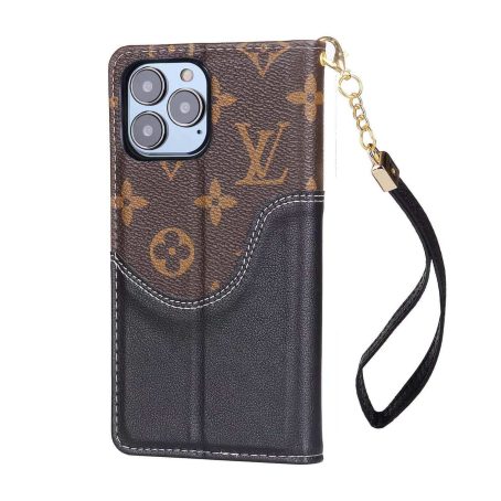 Louis Vuitton Valentine's Day Limited Wallet Case iPhone 14 13 Pro Max 12 11 Pro Max Xs XR 7 8 Plus - Brown