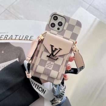 [HOT] Louis Vuitton Damier Azur Back Wallet Case iPhone 15 14 13 12 11 Pro Max