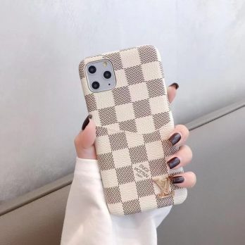Louis Vuitton Damier Azur Card Holder Thin Case for iPhone 15 14 13 12 11 Pro Max XR Xs 8 7 Plus