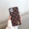 Louis Vuitton Damier Azur Card Holder Thin Case for iPhone 15 14 13 12 11 Pro Max XR Xs 8 7 Plus