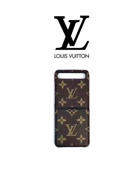 Louis Vuitton Monogram Leather Protective  Case for Samsung Galaxy  Z Flip 3/ Z Flip 1 2/ Z Fold 2/ Z Fold 3