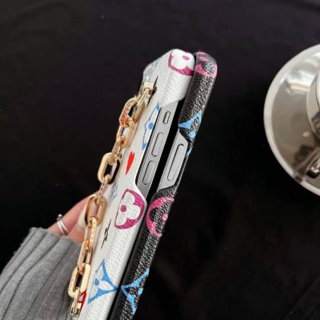Louis Vuitton Wristband Chain Case iPhone 14 13 Pro Max Xs Max XR 7 8 Plus 12 13