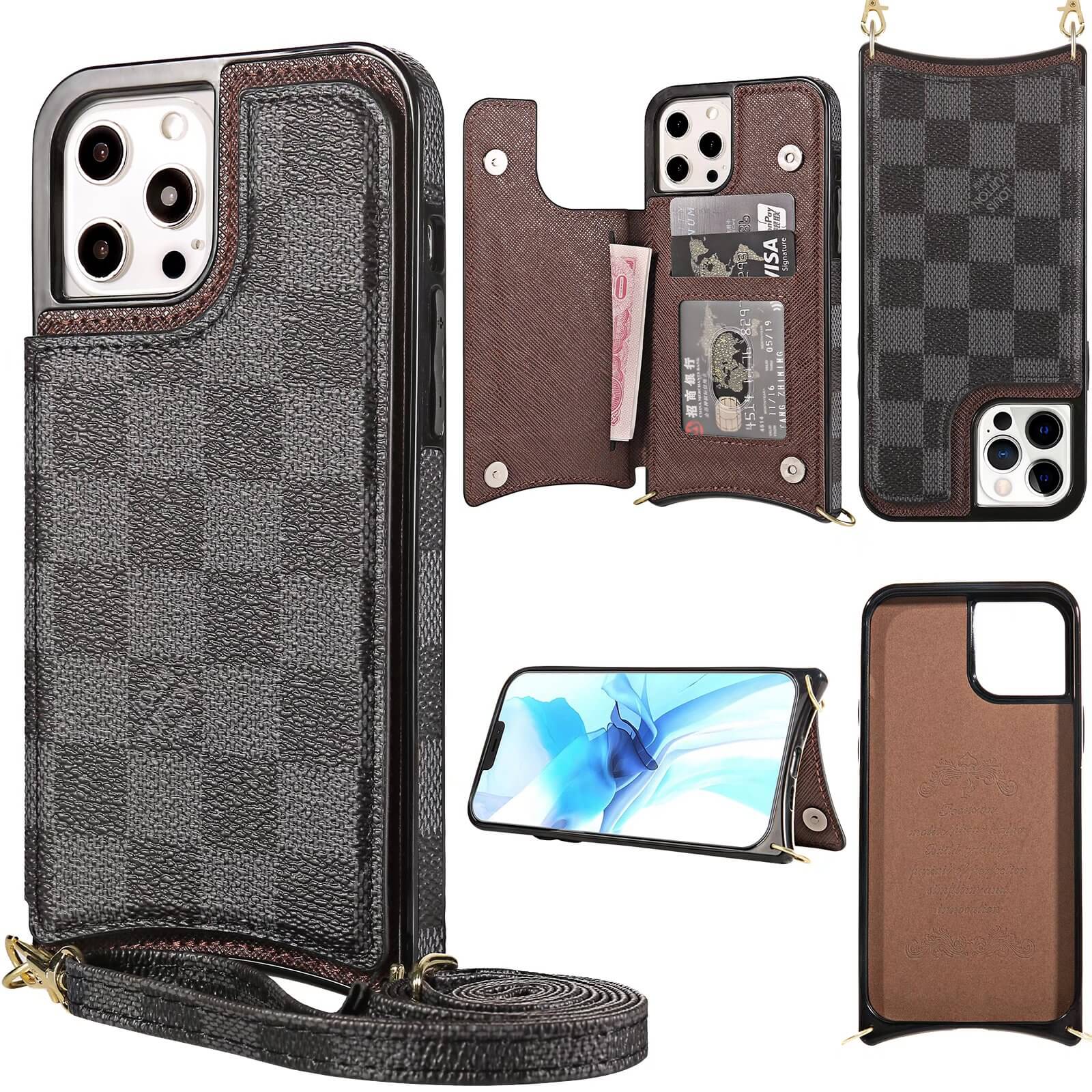 Louis Vuitton Black Grey iPhone 12 Mini Case – javacases