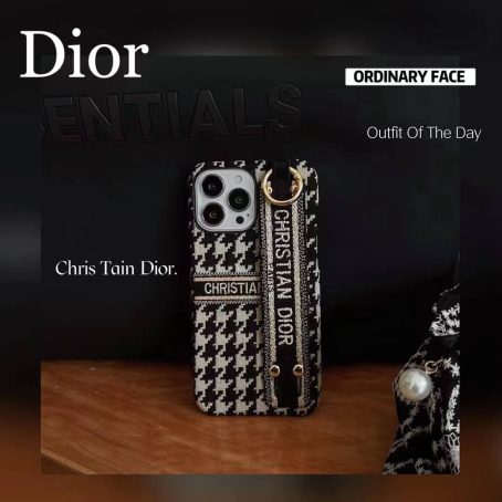 Christian Dior Wrist band Case for iPhone 14 Plus 13 12 11 Pro Max Xs XR 7 8 Plus