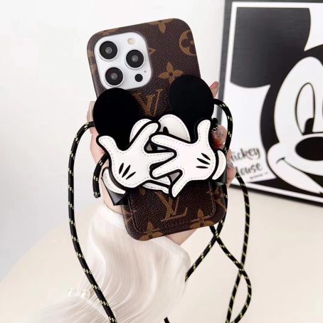 [CUTE!]Louis Vuitton Disney Cartoon Case for iPhone 15 14 13 12 11 Pro Max