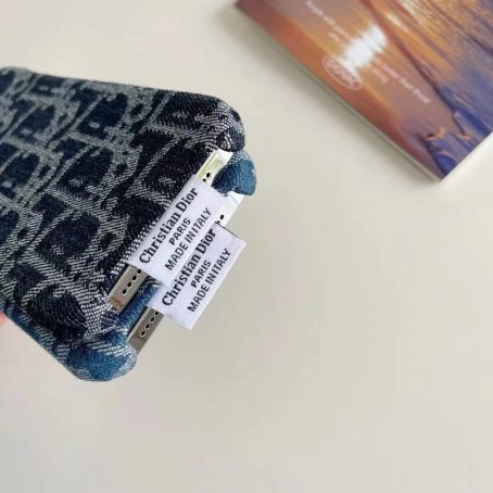 [Fashion]Dior Denim Case for iPhone 15 14 12 13 Pro Max
