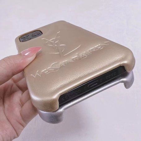 [Soft]YSL Soft Leather Case for iPhone 15 14 12 13 Pro Max