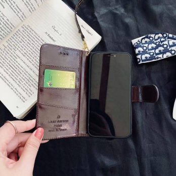 Louis Vuitton Monogram Brown Wallet Case for Samsung Galaxy S21 S20 Plus Note 10 Note 20 Ultra