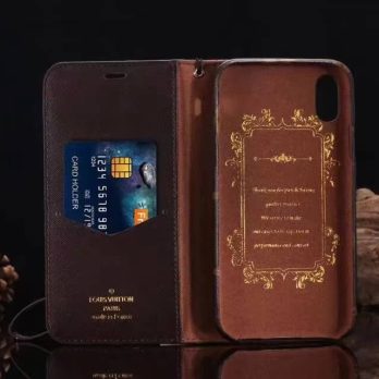Louis Vuitton Eclipse Monogram Wallet Case for iPhone 14 13 11 12 Pro Max 12 13 Mini Max Xs Max XR 7 8 Plus