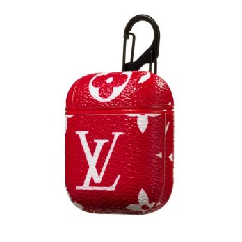 Louis Vuitton AirPods Pro 1 2 3 Case – Neon Red
