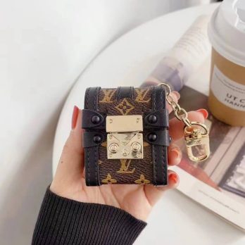 Louis Vuitton Brown Monogram Trunk Case Airpods Pro 1 2 3