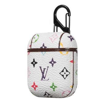 Louis Vuitton White Monogram Airpods Pro 1 2 3 Case