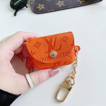 Louis Vuitton Leather Case Protective Cover Airpods Pro 1 2 3 – Yellow