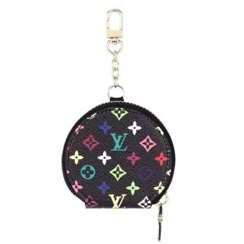 Louis Vuitton Black Monogram Leather Case Protective Bag Airpods 1 2 3 Pro