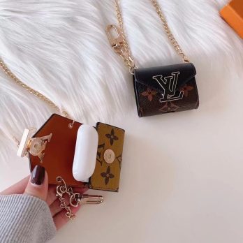 Louis Vuitton Damier Azur Leather Protective Airpods Pro 3 2 1 Case