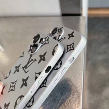 Louis Vuitton Monogram Thin Silver TPU Case for iPhone 11 12 13 Pro Max Xs XR 7 8 Plus 13 12