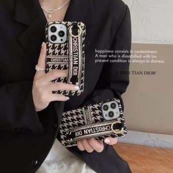 Christian Dior Wrist band Case for iPhone 15 14 Plus 13 12 11 Pro Max Xs XR 7 8 Plus