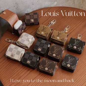 Louis Vuitton Leather Protective Case Cover for Airpods Pro 1 2 3