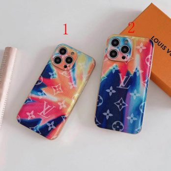 [FASHION]Louis Vuitton Colorful Thin Case for iPhone 14 13 12 11 Pro Max