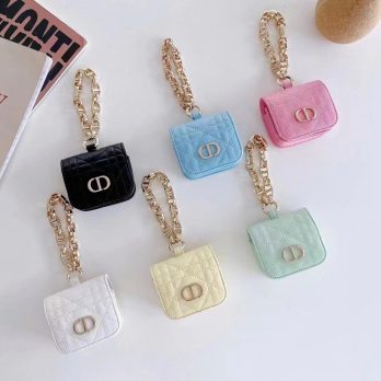 Dior Soft Leather Lanyard Case Cover for Airpods Pro 1 2 3