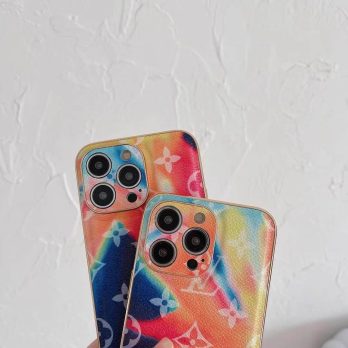 [FASHION]Louis Vuitton Colorful Thin Case for iPhone 14 13 12 11 Pro Max