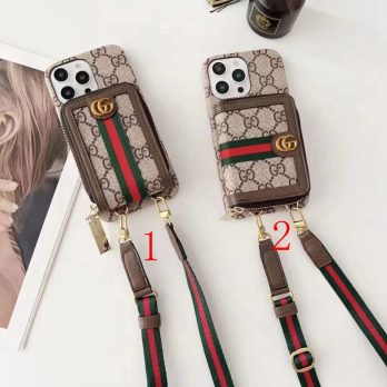 [CROSSBODY]Gucci Wallet Purse Case for iPhone 17 16 15 14 13 12 Pro Max