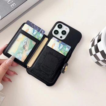 [CROSSBODY]Gucci Embossed Leather Wallet Case for iPhone 15 14 13 12 11 Pro Max
